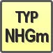 Piktogram - Typ: NHGm
